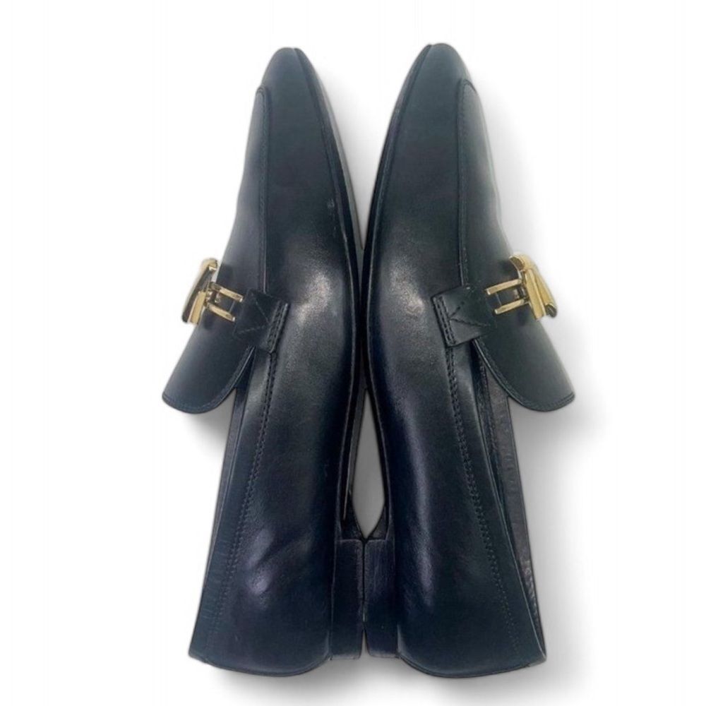 Authentic LOUIS VUITTON Women's Black LV Logo Upper Case Loafers Size EU… - Picture 9 of 15